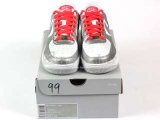   Force 1 (GS) White/Metallic Cool Grey Silver AF Classic Low 314219 106