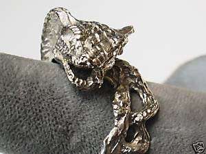 Gremlin Snake Ring Sterling Silver (1068*  