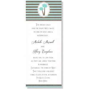  Elegant and Formal Invitations   Pretty Palm Invitation 