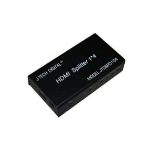  J Tech Digital Premium Quality HDMI 4 Port Splitter 