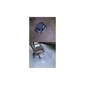   Chair Mat for Low Pile/Loop Carpets, 45w x 53l, Clear
