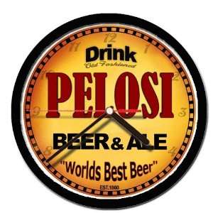  PELOSI beer and ale cerveza wall clock 