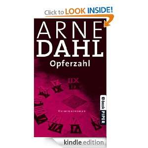 Opferzahl Kriminalroman (German Edition) Arne Dahl, Wolfgang Butt 
