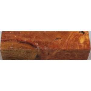  Afzelia Burl Swirly Game Call Turning 1 1/2x6 