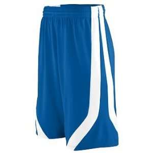 Youth Triple Double Game Short   Royal and White   Medium  
