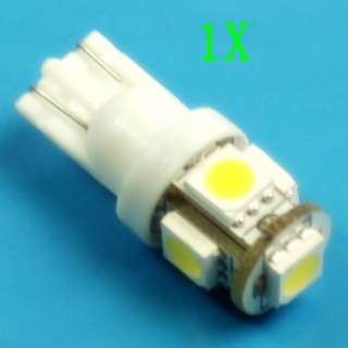 White Car 194 SMD 5 LED Wedge Bulb Light Bulblight 12V  