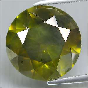 Huge 3.05 CTS UNTREATED Attractive Fancy Olive Green Natural Loose 