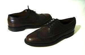 WEYENBERG WAYLITE Mens Brown Leather Wingtip Shoes 11C  