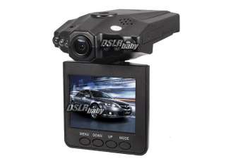TFT LCD Screen HD Portable Car DVR 6 IR LED Audio Camera Vedio 