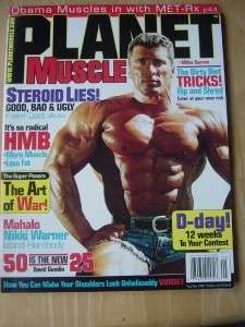 Planet Muscle bodybuilding magazine/Milos Sarcev 9 08  