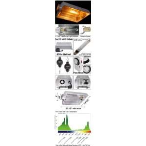  600w Ballast Air Cooled Tube HPS Grow Light System Patio 
