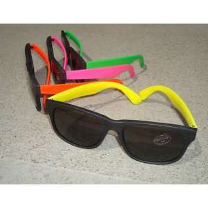  4 Neon Sunglasses Hip Hop 80s Glasses 
