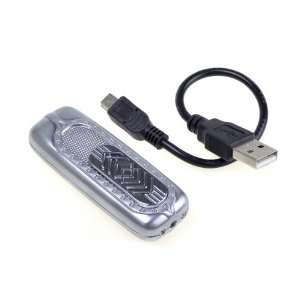   Durable USB Powered Electronic Cigarette Lighter Rechargeable Silver