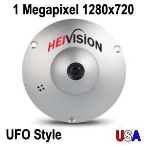 Megapixel Network IP Camera HD 1280x720 UFO LED POE 1.0 MP Security 
