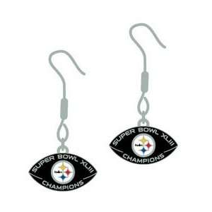  Steelers Super Bowl XLIII Champs Earrings