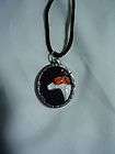 Whippet Greyhound Pewter cameo Necklace Dog Jewelry #R