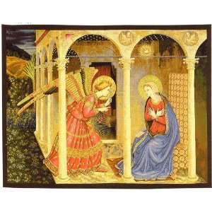  Beato Angelicos Depiction of Annunciation Tapestry 