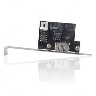Power eSATA E SATA USB 2.0 PCIe Card   HDD Adapter New  