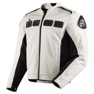  Icon Accelerant Perforated Jacket   Small/White 