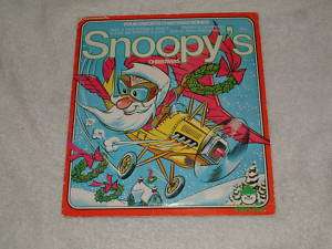 Snoopys Christmas Peter Pan 2611 Record 45 RPM 7  