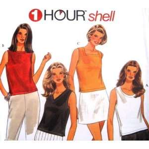  Simplicity Sewing Pattern 7189 Misses 1 Hour Shell, Size 