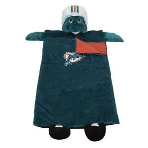   Dolphins NFL Plush Team Mascot Sleeping Bag (72) 