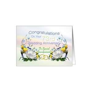  73rd Grandparents Anniversary Congratulations Card Health 