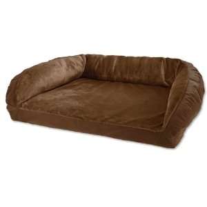   Deep Dish Spun polyester Dog Bed / Xlarge, Chocolate,