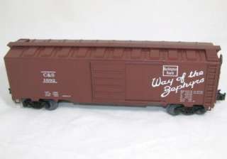   Boxcar  BURLINGTON ROUTE  O Scale Ltd Custom Run, 3 Rail #1692  