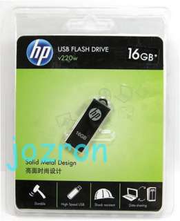 HP v220w 16GB 16G USB Flash Pen Drive Memory Disk Metal  