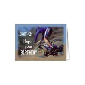  Birthday Mountain Bike Brother Card Health & Personal 
