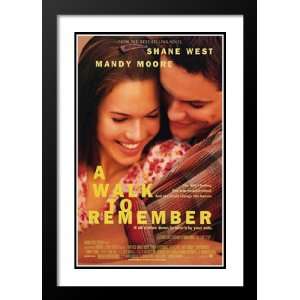 Walk to Remember 20x26 Framed and Double Matted Movie Poster   Style 
