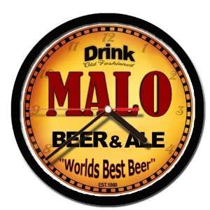  MALO beer and ale cerveza wall clock 