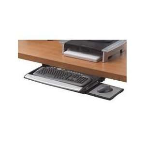   keyboard tray and mouse tray. Keyboard tray features Memory Foam wrist