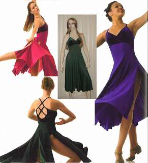 JULIET Dark GREEN Lyrical Dress Dance Costume CHOICE  