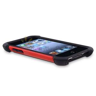 Defender Case For iPod Touch 4 4G Black / Red thinner than OtterBox 
