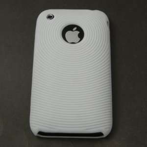   White Silicone Skin Case for Apple iPhone 3G 8GB 16GB 