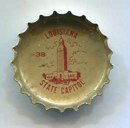Baton Rouge Louisiana State Capitol ~ 1962 SPRITE CAP  