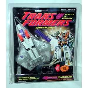  Transformers Generation 2 Starscream AFA 80 Hasbro 1992 In 