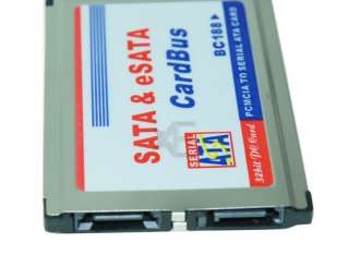 NEW AKE Inside hide PCMCIA to eSATA SATA Cardbus BC188  