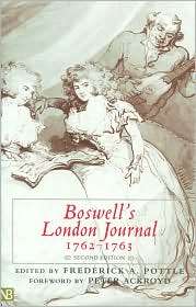 Boswells London Journal, 1762 1763, (0300093012), James Boswell 