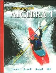 McDougal Littell High School Math Students Edition Algebra 1 2007 