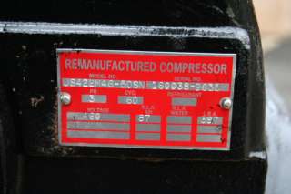 Compressor, refrigeration, semi hermatic 60 HP York  