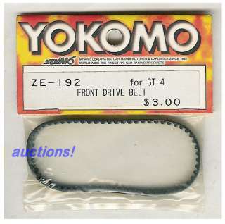 YOKOMO ZE 192 FRONT DRIVE BELT GT 4  