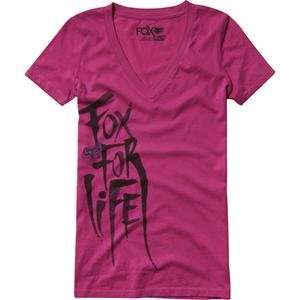  Fox Racing Womens Represent V Neck T Shirt   X Small 