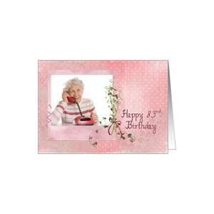  83rd birthday, lily of the valley, bouquet, pink, photo 