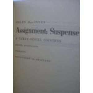  Assignment Suspense, by Helen MacInnes 