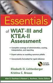 Essentials of WIAT III and KTEA II Assessment, (0470551690), Elizabeth 