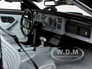 model of 1988 Pontiac Firebird Trans Am GTA Black die cast car model 