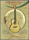 THE LIMITED EDITION 1997 TAKAMINE LTD 97 ACOUSTIC GUITAR AD 8X11 
